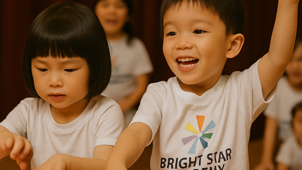 Happy children at Bright Star Academy